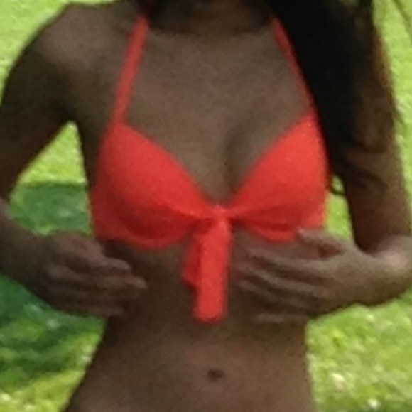 Neon halter bikini in size S. Top & bottom only worn once. Excellent condition. - Picture 4 of 8